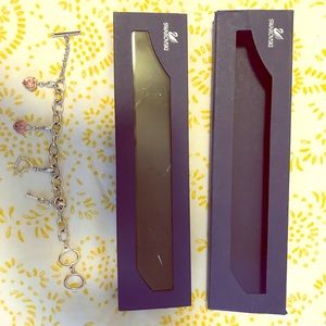 Swarovski charm bracelet